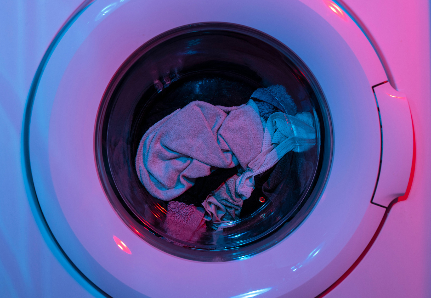 Waschmaschine beim Schleudern